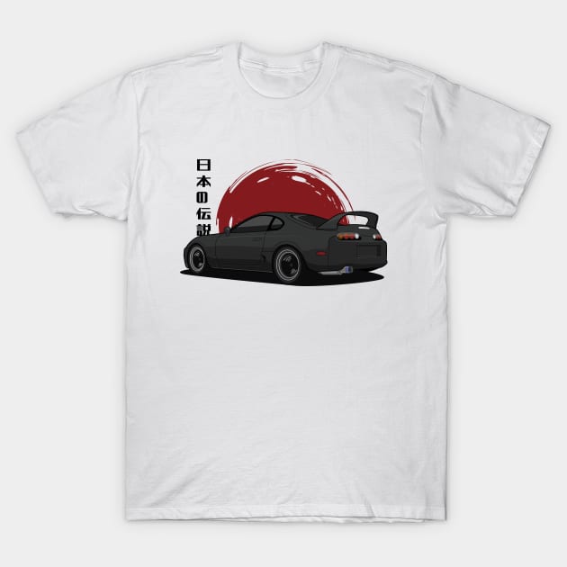 Black Supra T-Shirt by turboosted